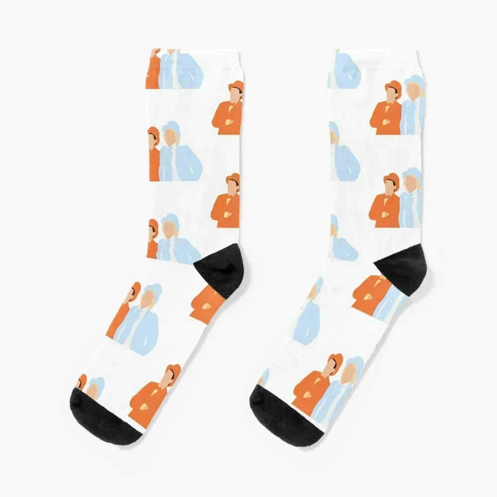 

Dumb and Dumber Sticker Socks Non-slip Sports hockey Women's Socks Men's