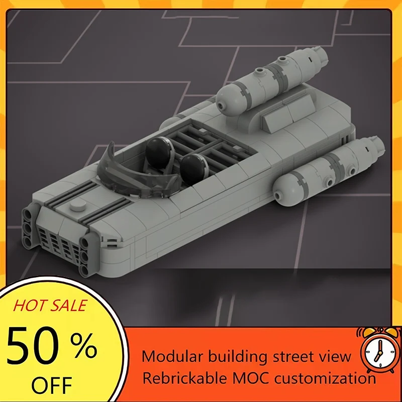 

Набор из 257 деталей: Популярная модель космического корабля из фильма «Звездные войны», конструктор MOC, модульные технологичные блоки, подарок на праздник, игрушка для сборки, детский набор