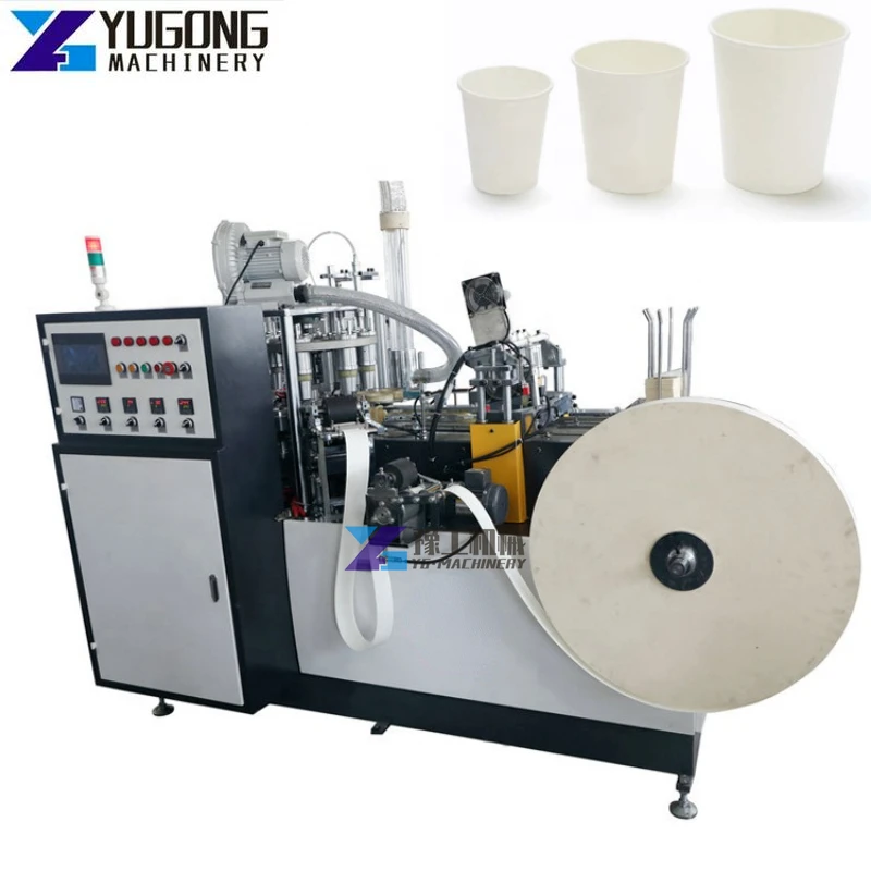 Fully Automatic High Speed Paper Cup Production Making Machine Manufacturing Machines Line Disposable Paper Glass Machine