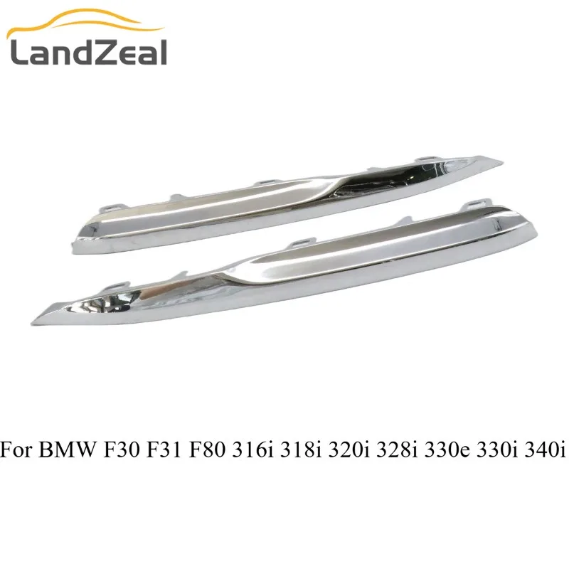

51117396841 For BMW 3 Series F30 F31 F80 316i 318i 320i 328i 330e 330i 340i 2016-2018 1pair Front Bumper Fog Light Grill Trim