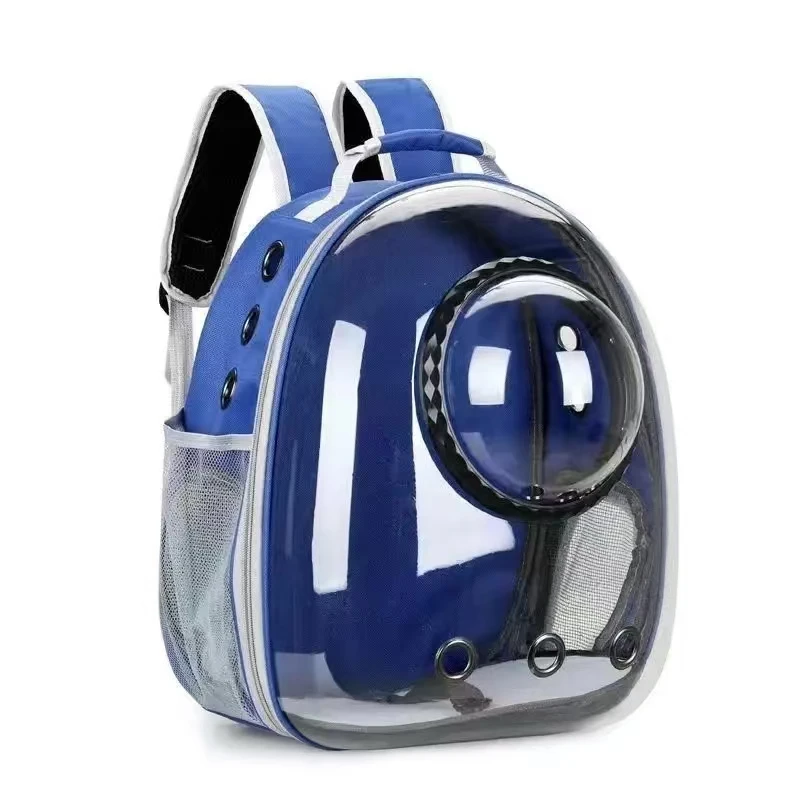 Portable transparent pet backpack