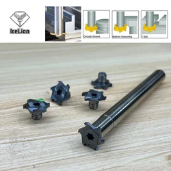 T-slot Slot TXC  T6 T8 1.5 2.0 2.5 3.0 4.0 5.0 milling series Lock the tooth type  CNC Slotting Cutter Carbide Inserts