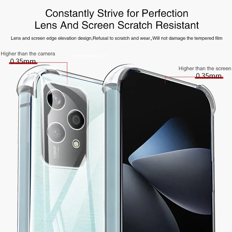 For Honor 200 Lite Pro 200Lite 200Pro 5G Airbag Silicone Luxury Back Cover Mobile Phone Accessories Fundas For Honor 200 Lite