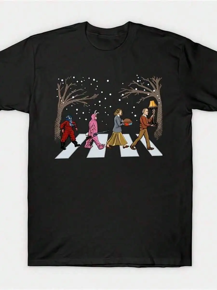 Classic Story Print T-Shirt Premium Short Sleeve Crew Neck Tee For Daily Wear Gifts Men Size S-3XL 100% Cotton Trendy Y2K