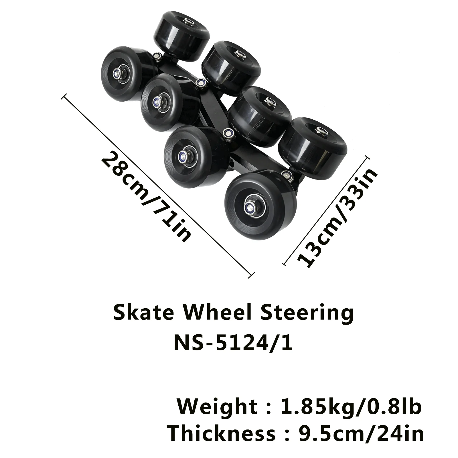 NSH Skateboard Wheels for Camera Dolly,Camera Tracks Slider Accessories