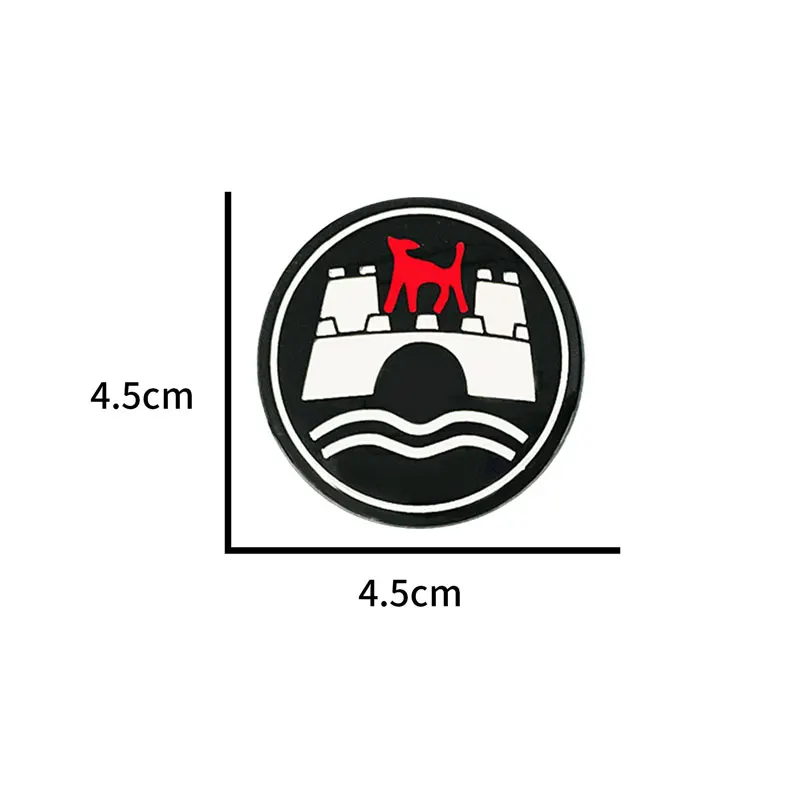 Car Interior 45mm Wolfsburg Edition Emblem Car Steering Wheel Sticker Creative Badge Covers Decoration Sticker Accessories