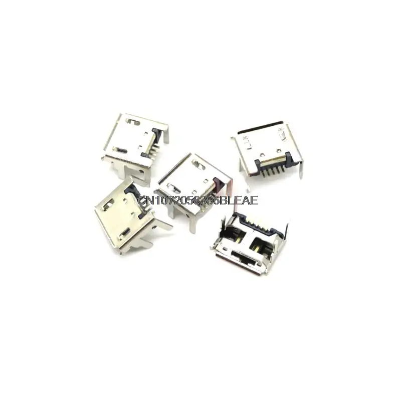 10PCS Micro Socket Connector Type B Female Placement SMD DIP DNIGEF USB Charging Connectors 2PIN SMD/DIP USB 5 Pin SMT