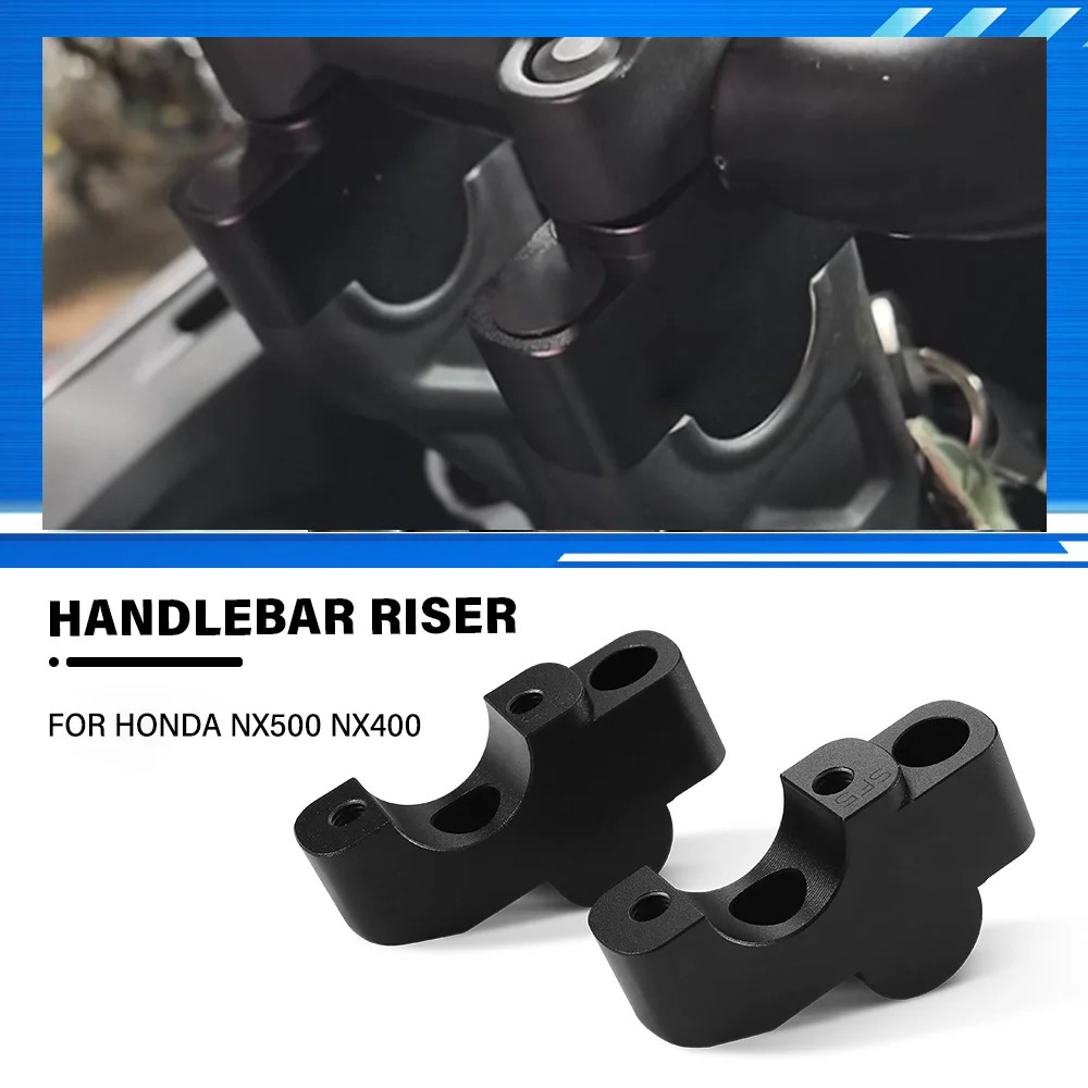 NX400/500 Handlebar Risers Up Clamp Mount Handle Bar Riser Move Back Parts For Honda NX 400 NX 500 NX500 Motorcycle Accessories