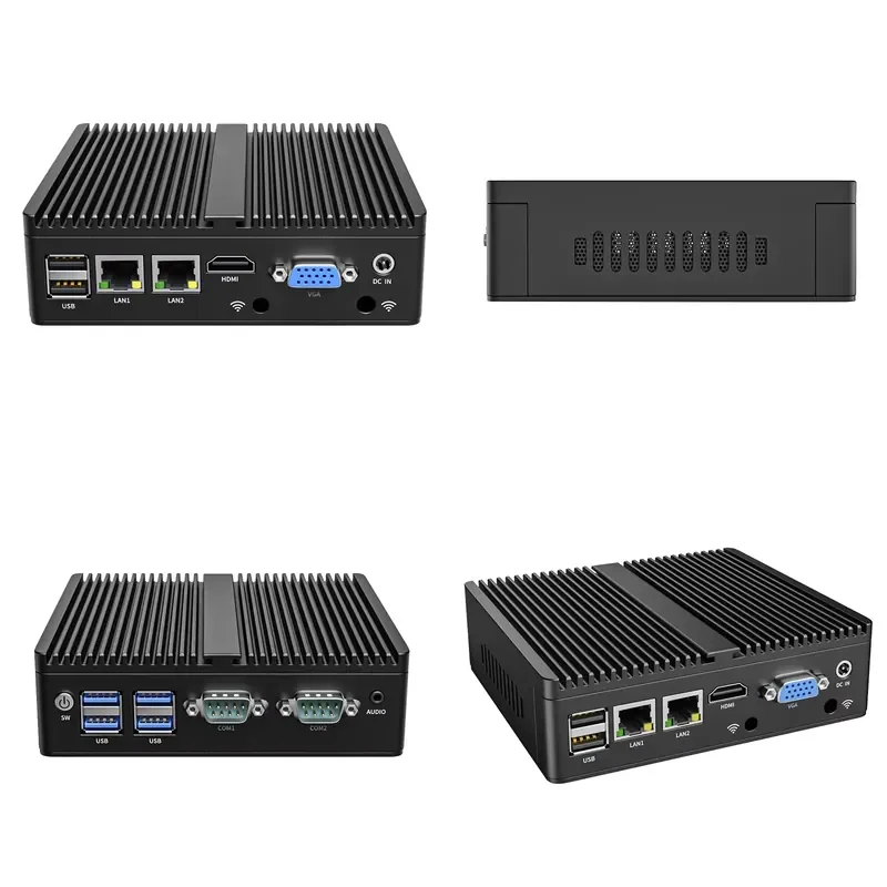 Mini PC Desktop Computer Intel Celeron J1900 N2810 N2840 N2940 J4125 N4000 3215U i3 4005U 5005U Windows 11 Support Router