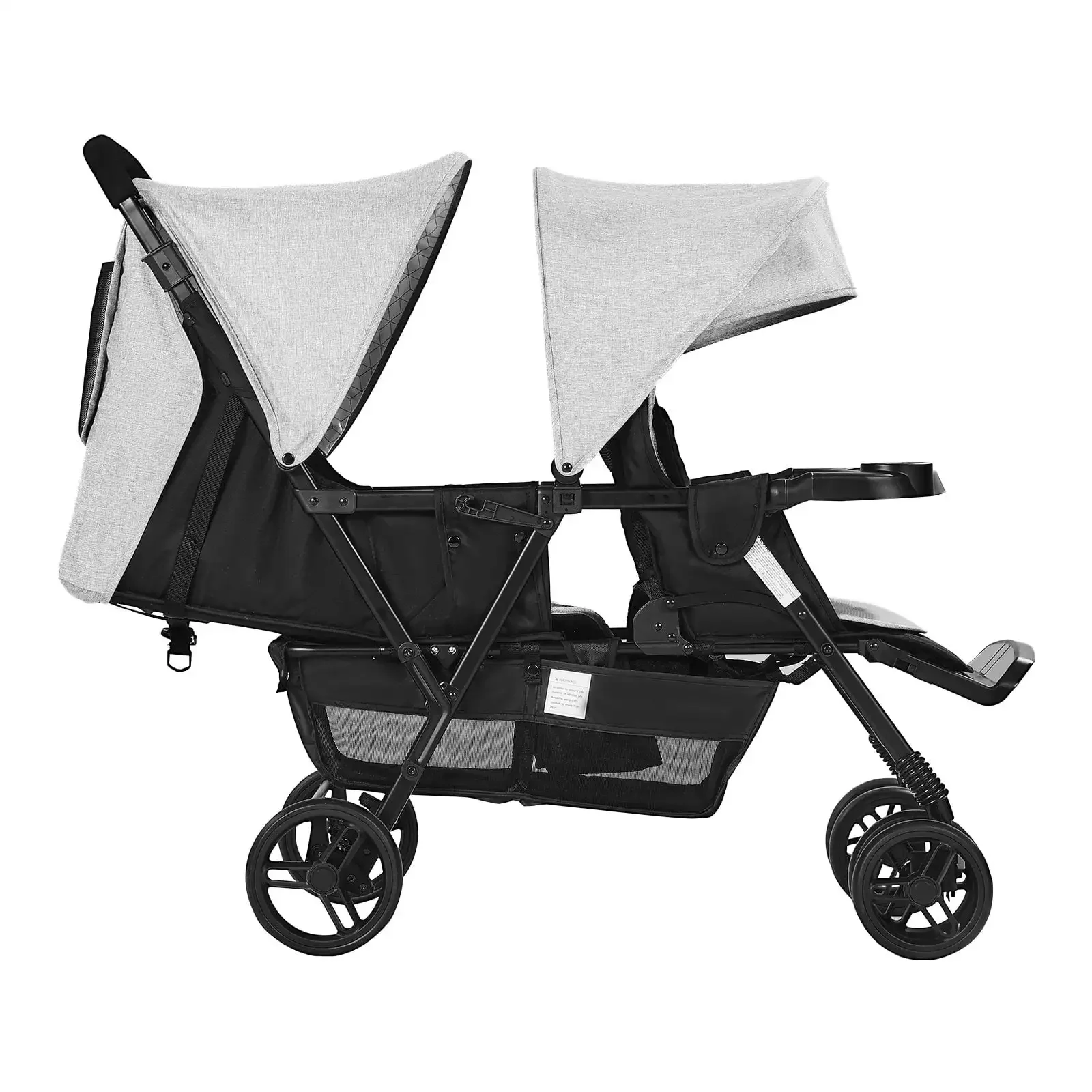 Double Stroller, Foldable Lightweight Twin Tandem Stroller