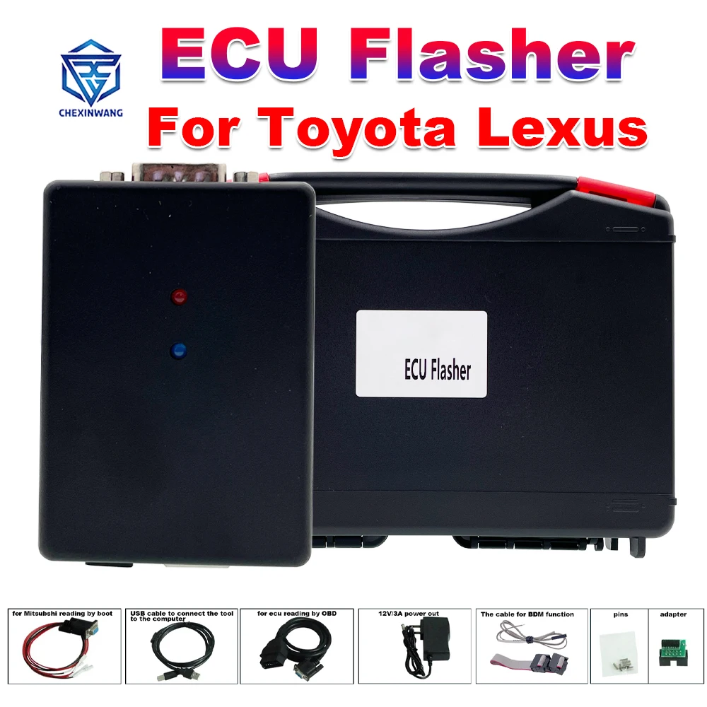 For Toyota Lexus ECU Flasher Programmer for Nec 7f00xx Series MCU for Denso 2015 + OBD Write & Some Read 20 pin 26 Pin Connector