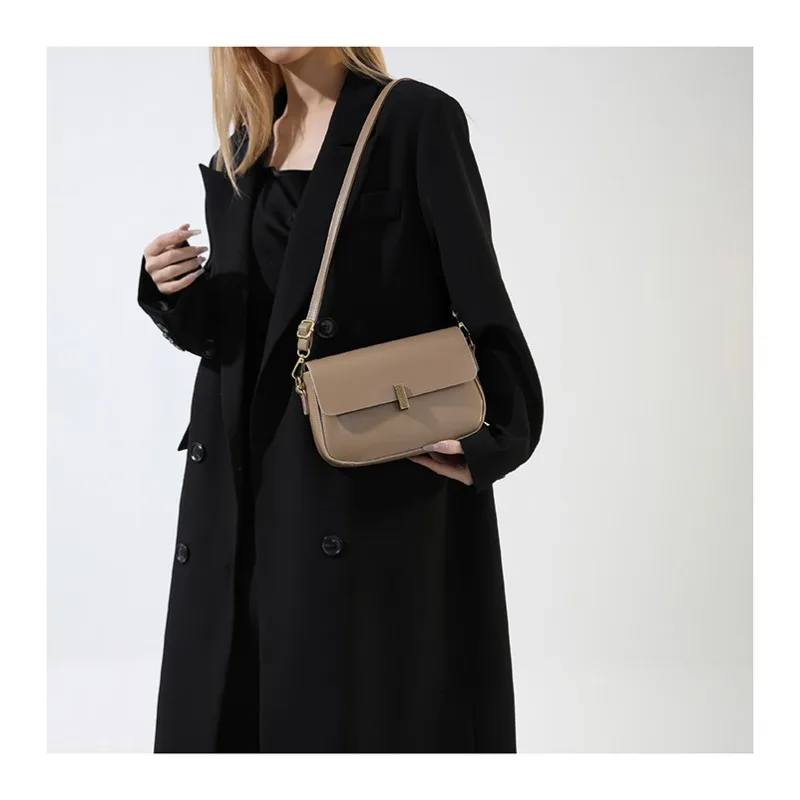 

High End Fashion Underarm Bag for Women New Trend Versatile Saddle Female Crossbody Bag Niche Retro Luxury Brand Shoulder Bag