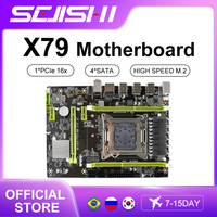 SEJISHI X79 Motherboard Desktop placa mae DDR3 64GB 4*SATA M.2 Support LGA 2011 Xeon E5 2630/2640/2650/2660/2670/2680 CPU