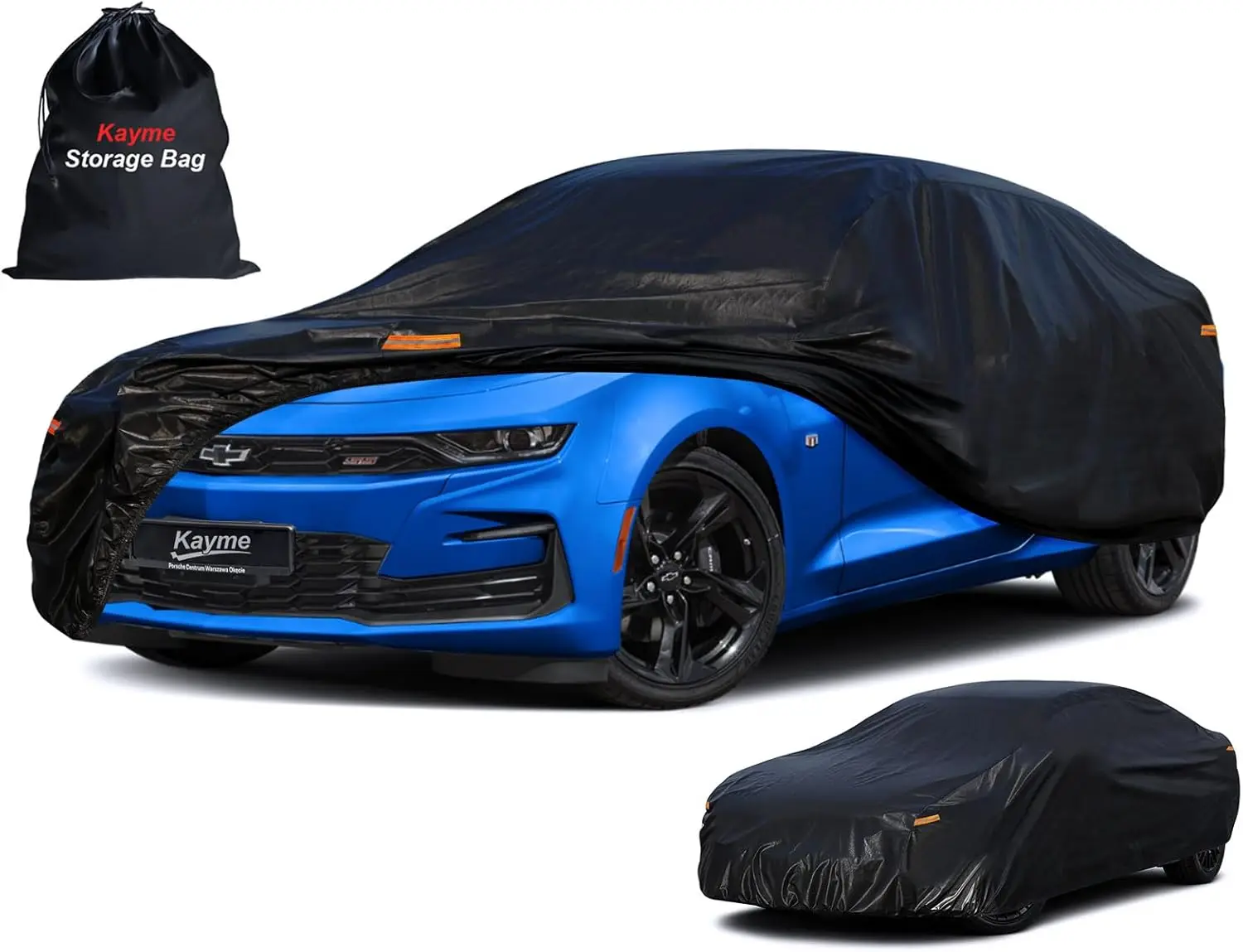 

Custom Fit 7 Layers Car Cover for Chevrolet Chevy Camaro 2010-2025 Waterproof All Weather Outdoor Full Cover Sun Rain UV Protection Black