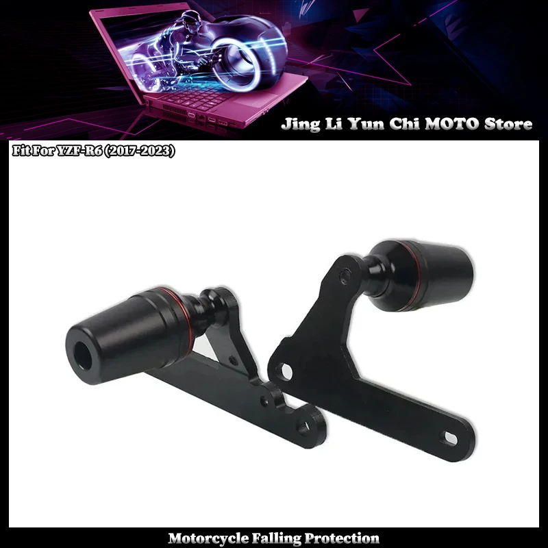 

Motorcycle Falling Protection Frame Slider Fairing Guard Crash Protector Fit For YAMAHA YZF R6 YZF-R6 YZFR6 2017-2023 2022 2021