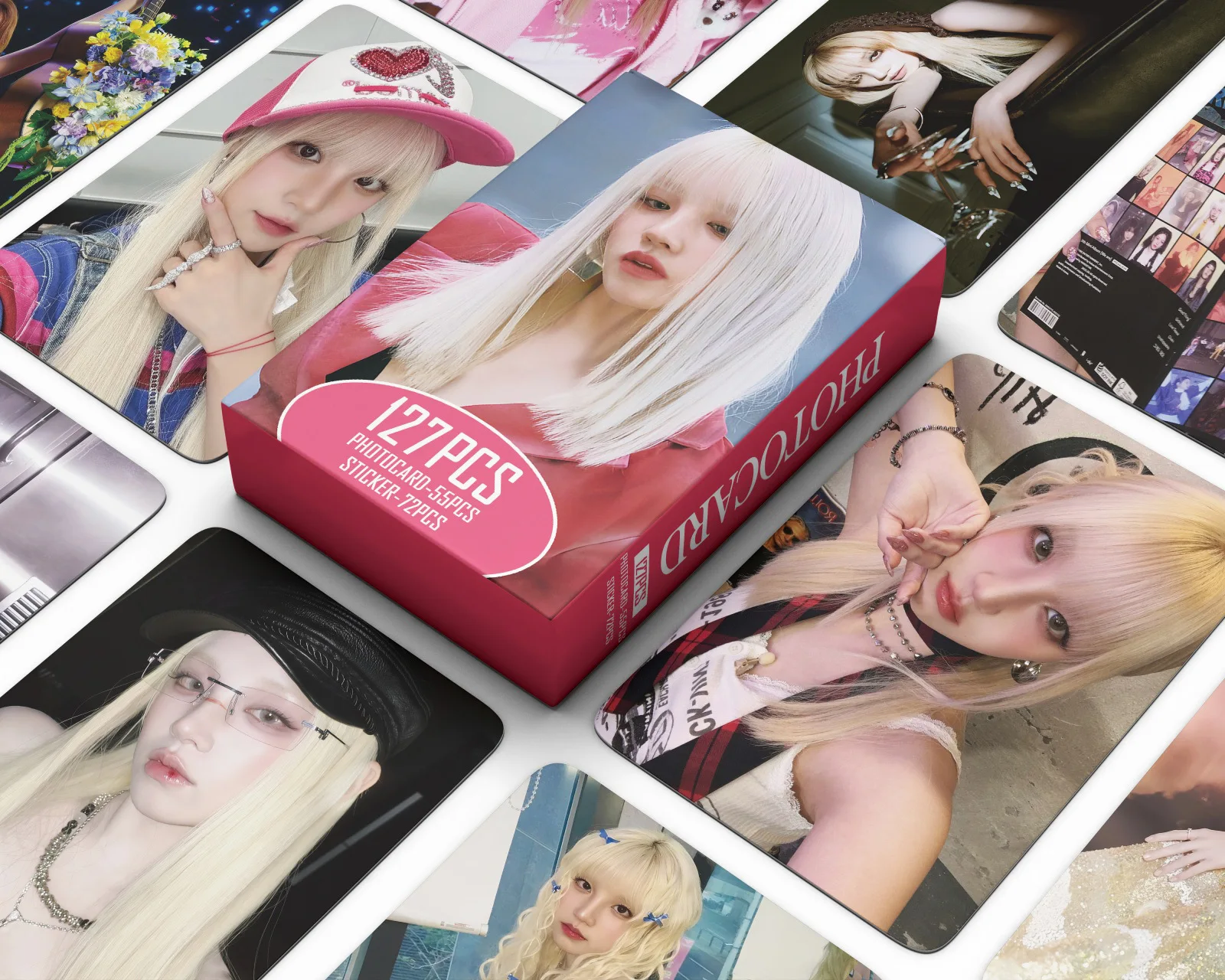 

127 K-pop Girl Group Mini Cards Soyeon Celebrity Photo Cards Stickers Idol Postcards LOMO Cards Fan Gift Collection