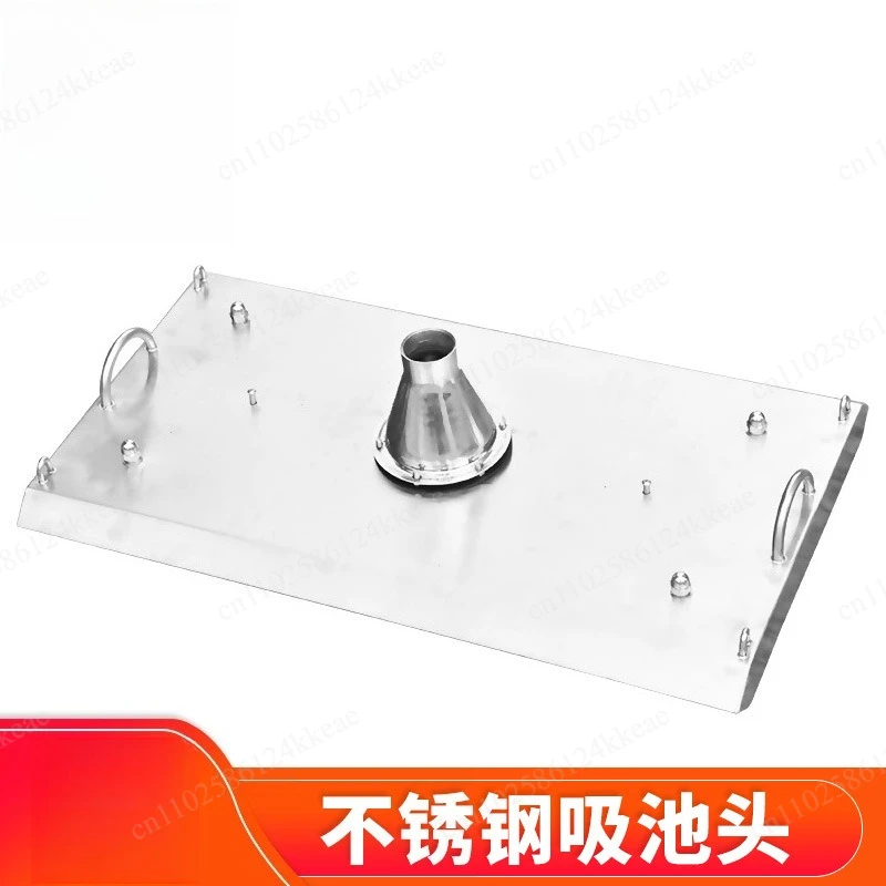 Swimming pool 304 stainless steel suction pool head, large suction tray, thickened and heavier sewage suction cleaning