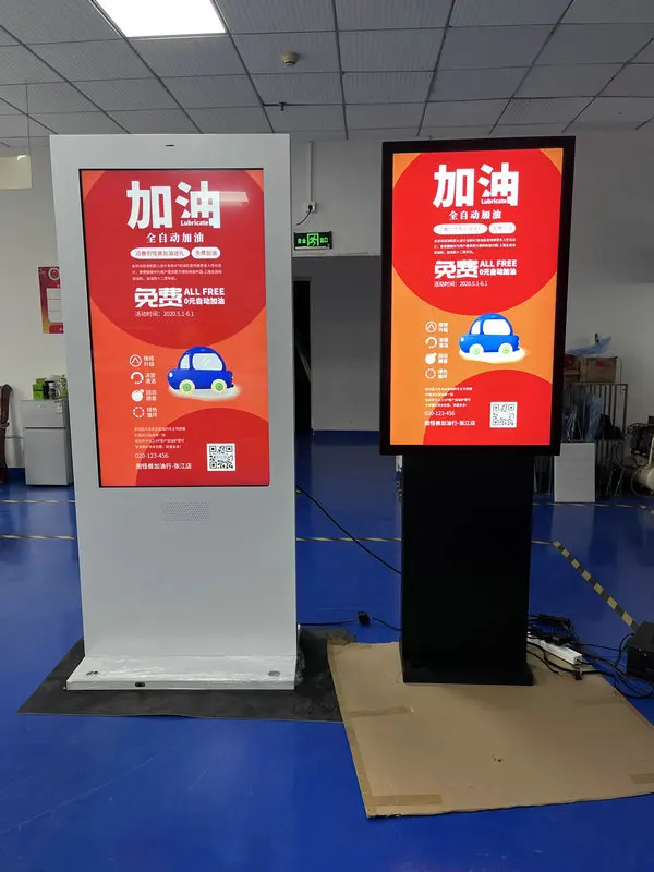 IP65 Waterproof Outdoor 55 Inch LCD Display Advertising Screen Android Digital Signage Display Totem Kiosk for Mall Pro