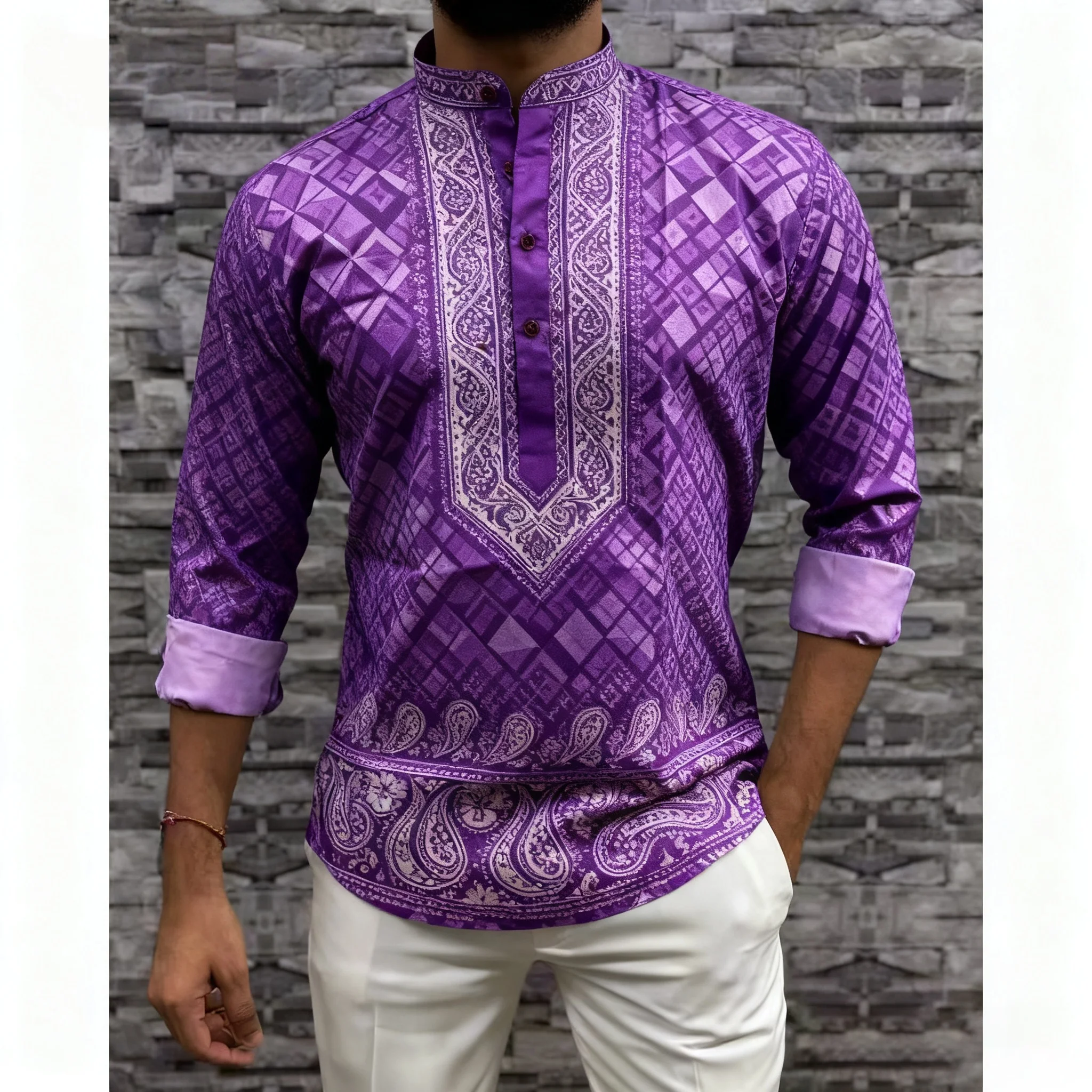 Homens soltos camisa muçulmana primavera suporte camisas casuais kaftan manga longa thobe camisa ropa árabe de hombre roupas muçulmanas para homem