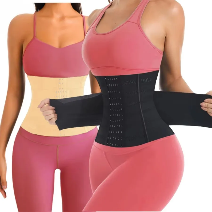 

OUZEY Waist Cinchers Shapers High Elastic Mesh Breathable Girdles For Women Slimming Sheath Flat Belly Waist Trainer Shapewear