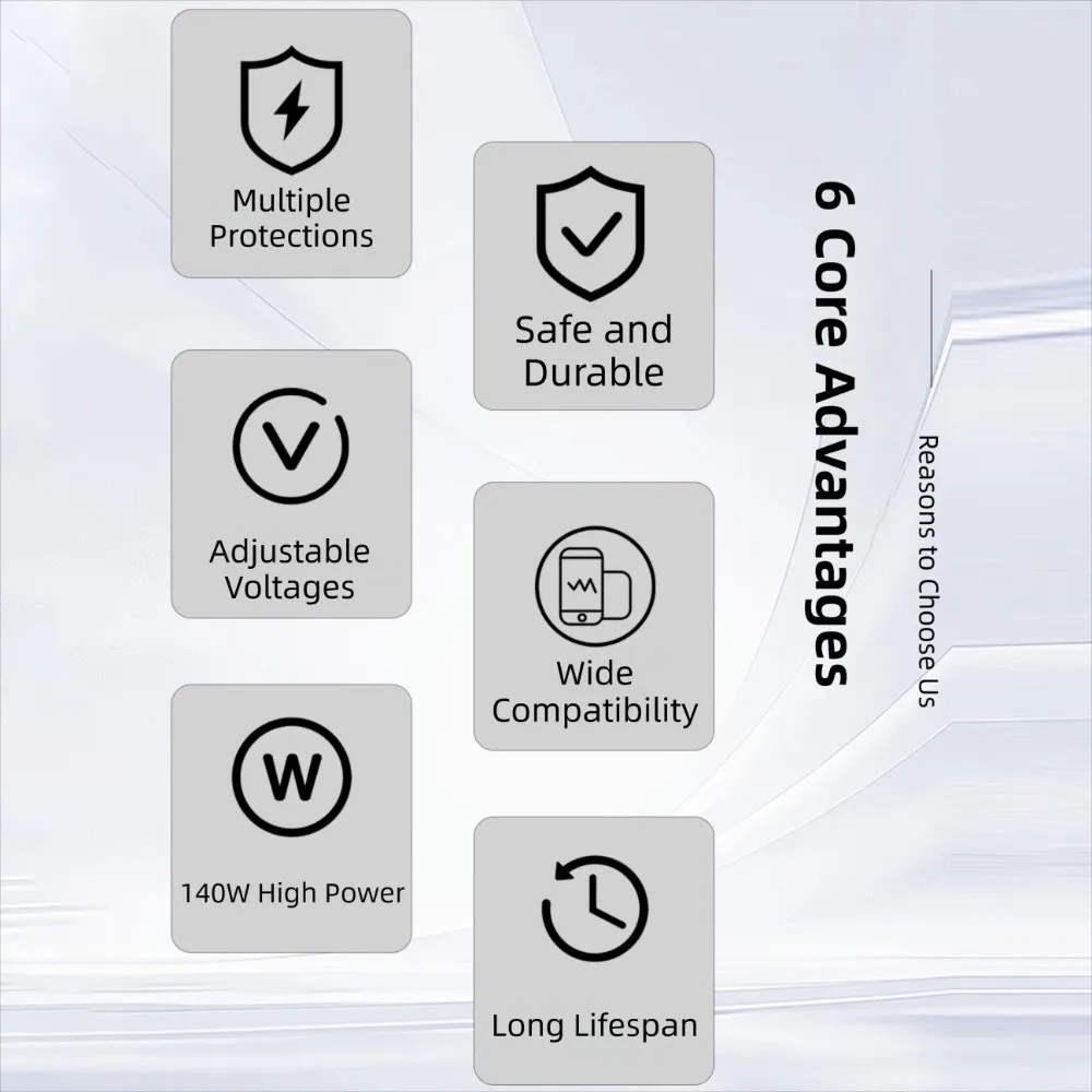 

Digital Display USB C to DC 5525 Converter with 28/34 Connector Tips 5V/9V/12V/15V/20V Adapter Cable Adjustable Voltage