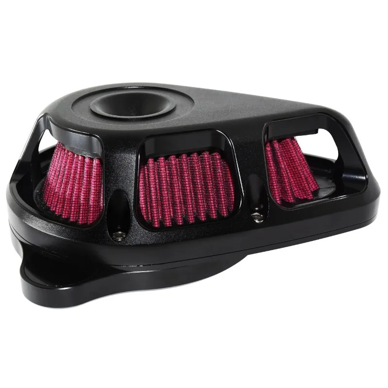 

Высокопроизводительный воздушный фильтр для моделей 967 968 Touring Dyna Softail, алюминиевый впускной фильтр с ЧПУ, полный комплект для модернизации