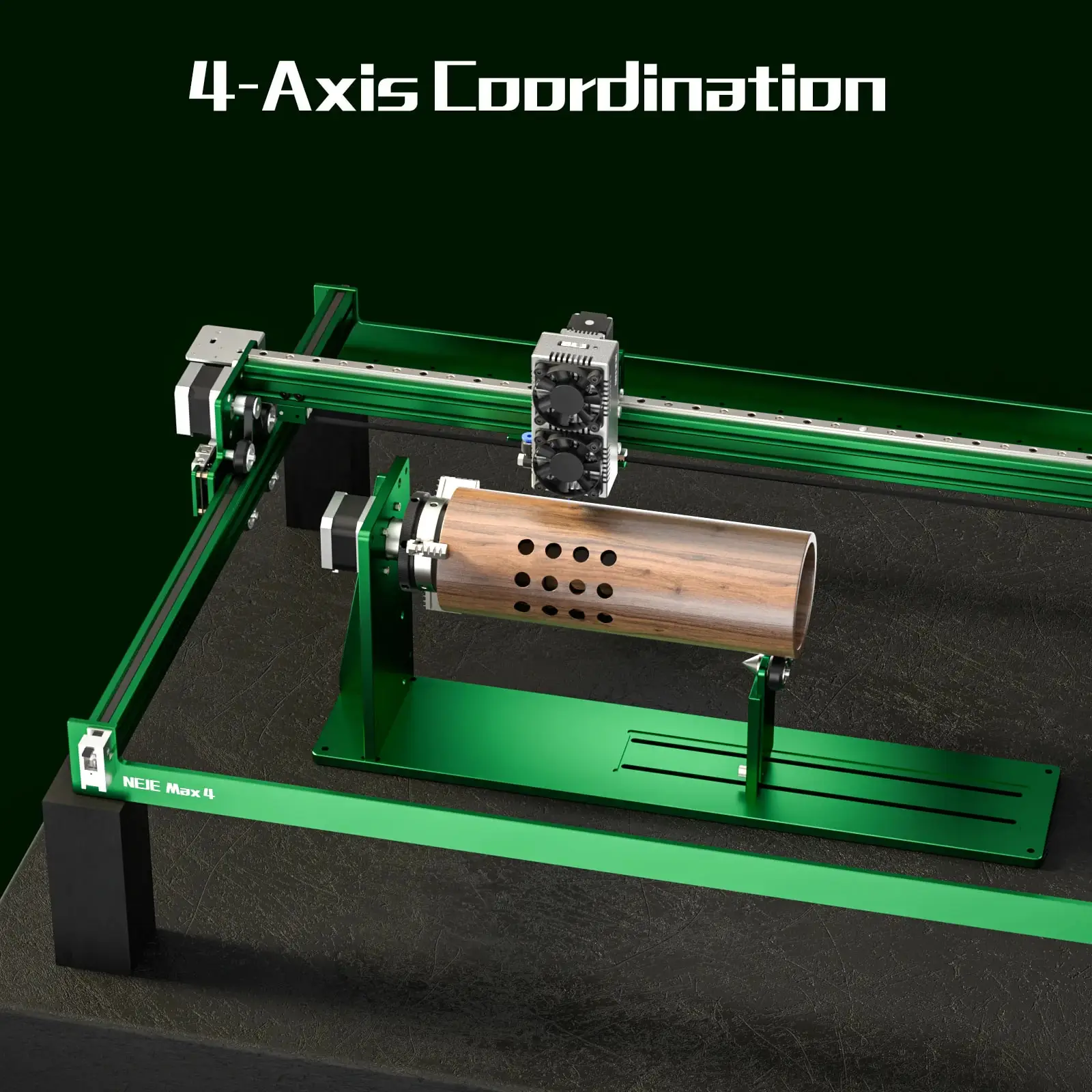 NEJE 3 Max V2 E80 CNC 120W Laser Engraving Machine Professional Four Diode Powerful Wood Cutting DIY Tools Cup Thermal Printer