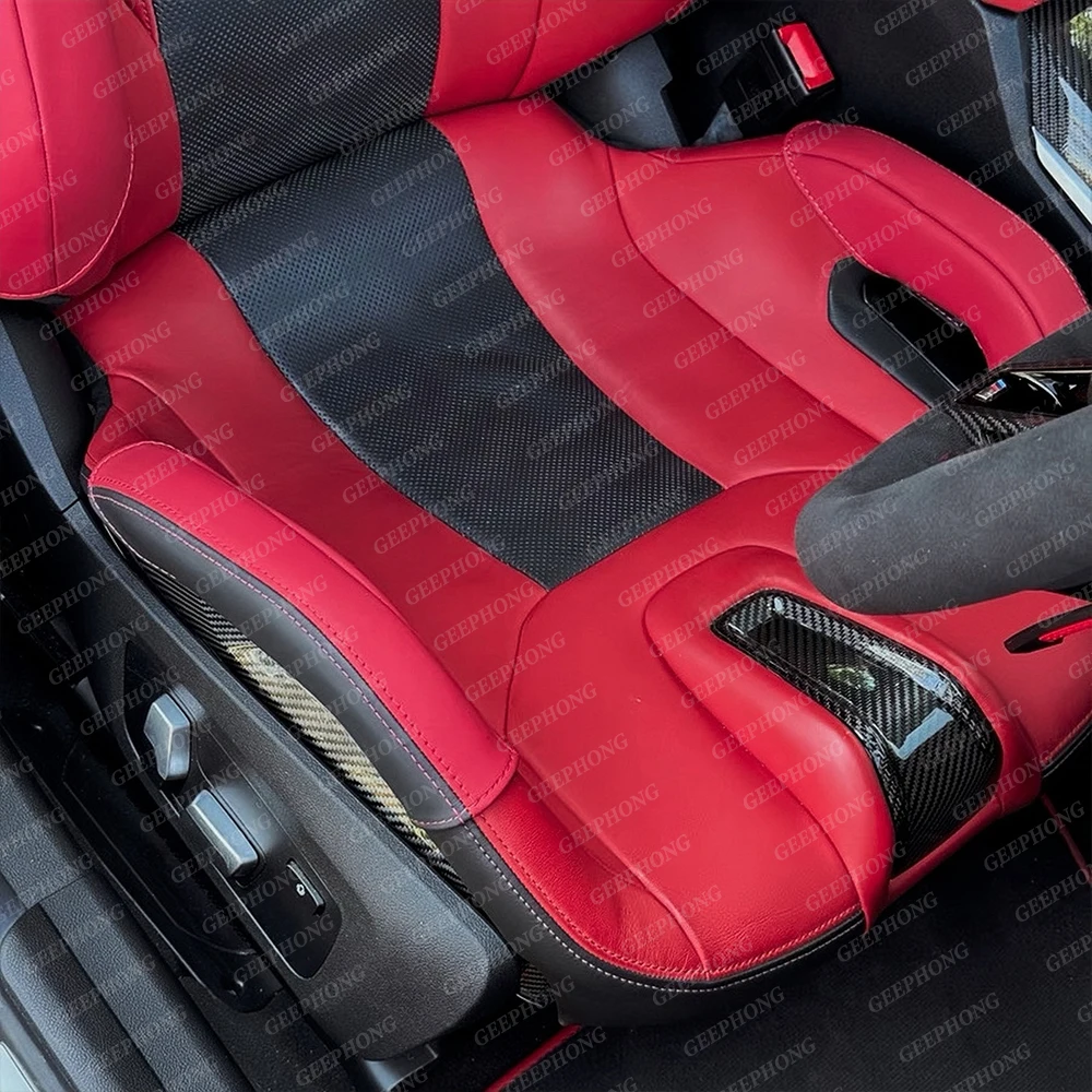 Carbon Bucket Seat Bolster Protector Set for BMW M2 M3 M4 M5 M8 GTS/CS/Competition/Touring G80 G82 G87 G80 G81 Car Accessories