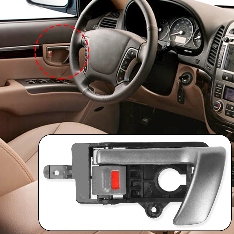 

Interior Door Handle Left Right For Hyundai Santa FE 2007 2008 2009 2010 2011 2012 Inner Door Handle 82620-2B010 82610-2B010