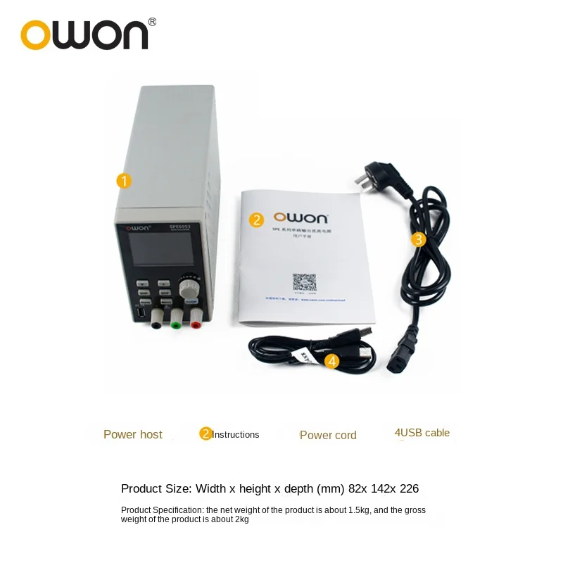 1-channel linear DC power supply SPE series adjustable laboratory 2.8 inch LCD power supply voltage regulator DC 6-10A