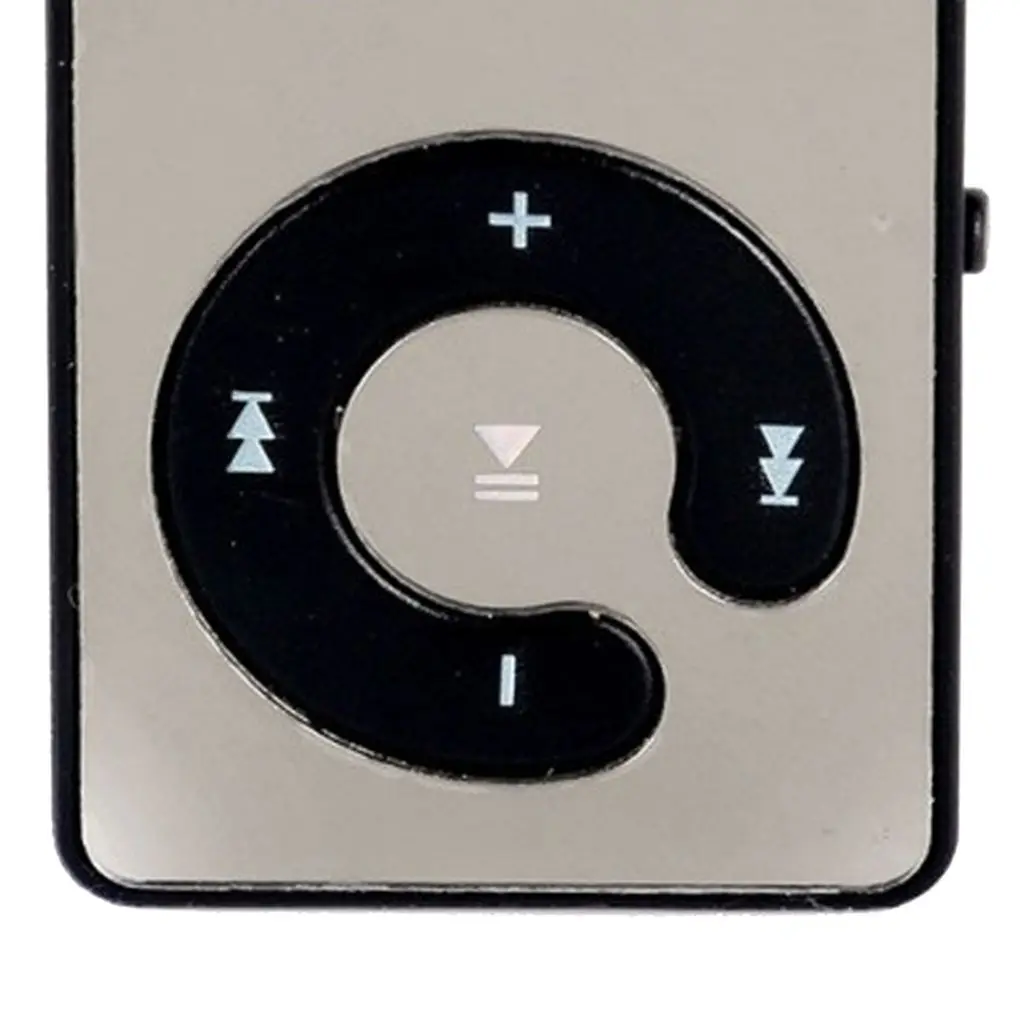 مشغل MP3 صغير بسطح عاكس ، يدعم TF ، جهاز تشغيل موسيقى محمول ، بطارية مدمجة ، معدات صوت سوداء