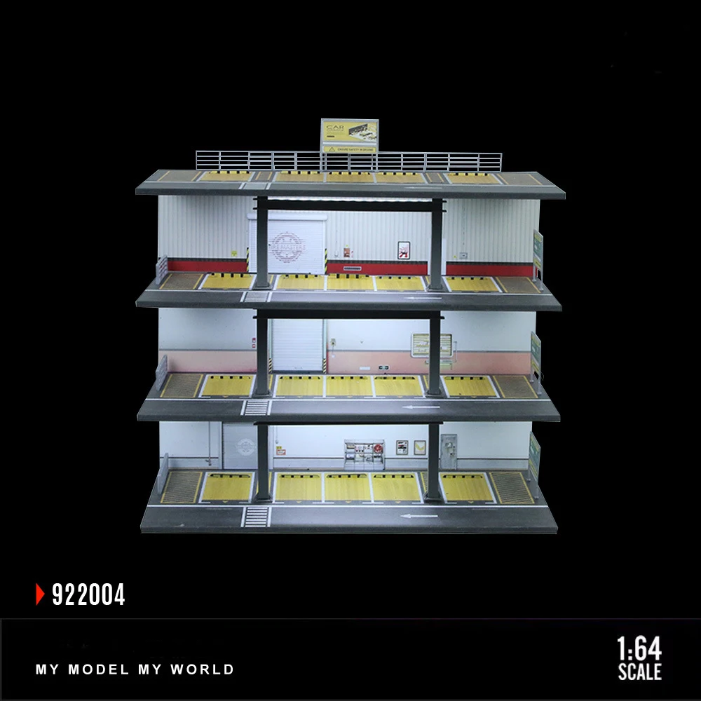 

Модели гаража автомобиля, четвертые этажи, парковочное здание, гаражное хранилище, масштаб 1:64, диорама, миниатюры, модель гаража автомобиля, парковки