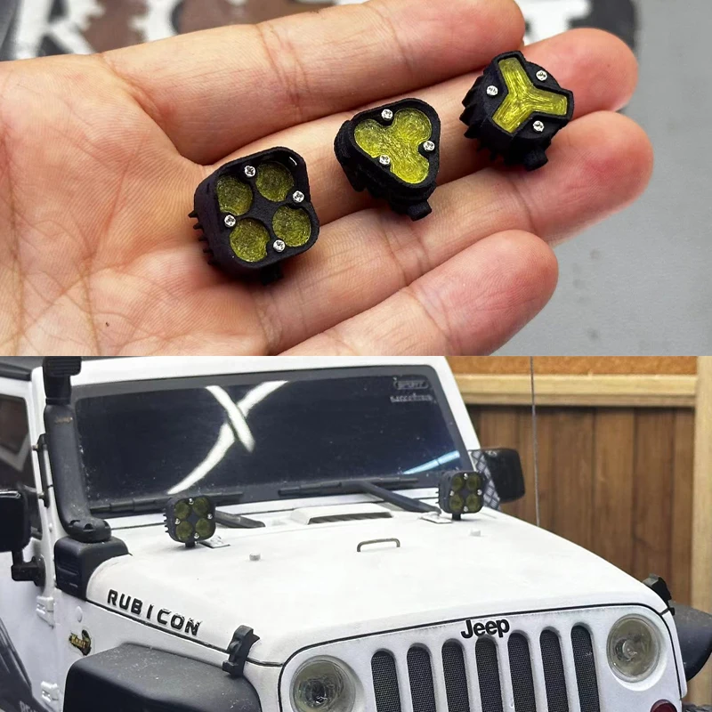 

Simulation Nylon Spotlight Fog Lamp for 1/10 RC Crawler Car Traxxas TRX4 Defender RC4WD Accessories