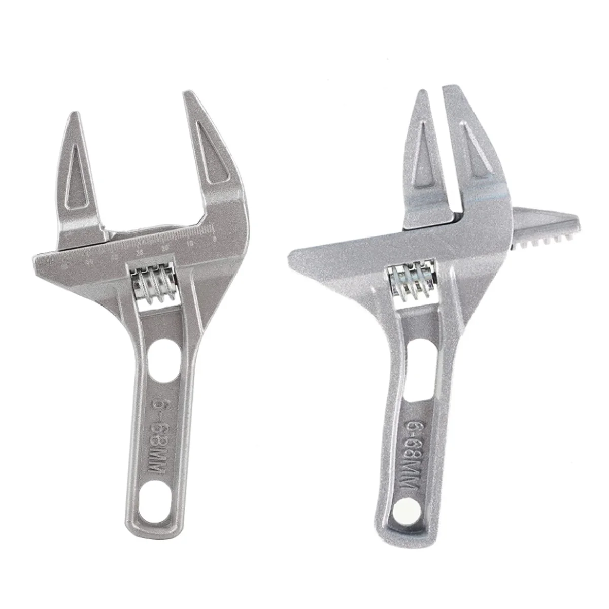 Universal Banheiro Repair Tool Grupo Grande Abertura Pipe Wrench Chave de Porca Chave Inglesa Ajustável Ferramentas Manuais 1668 mm