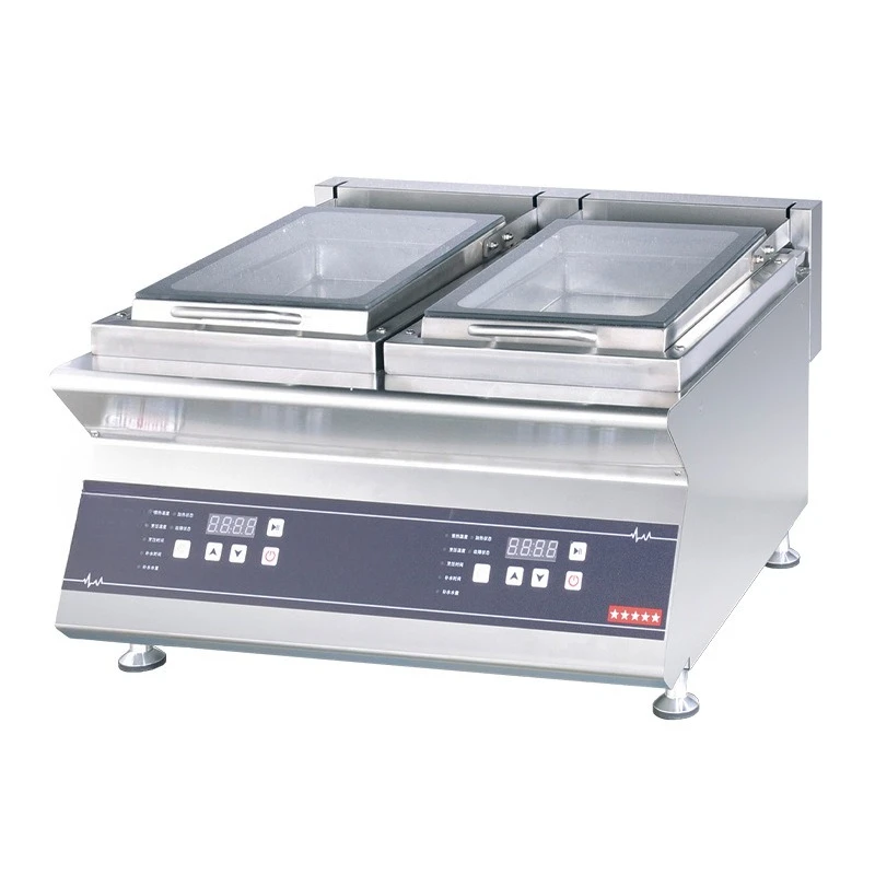 Desktop electric heating automatic frying dumpling machine Commercial single head electric pancake machine Catering multi