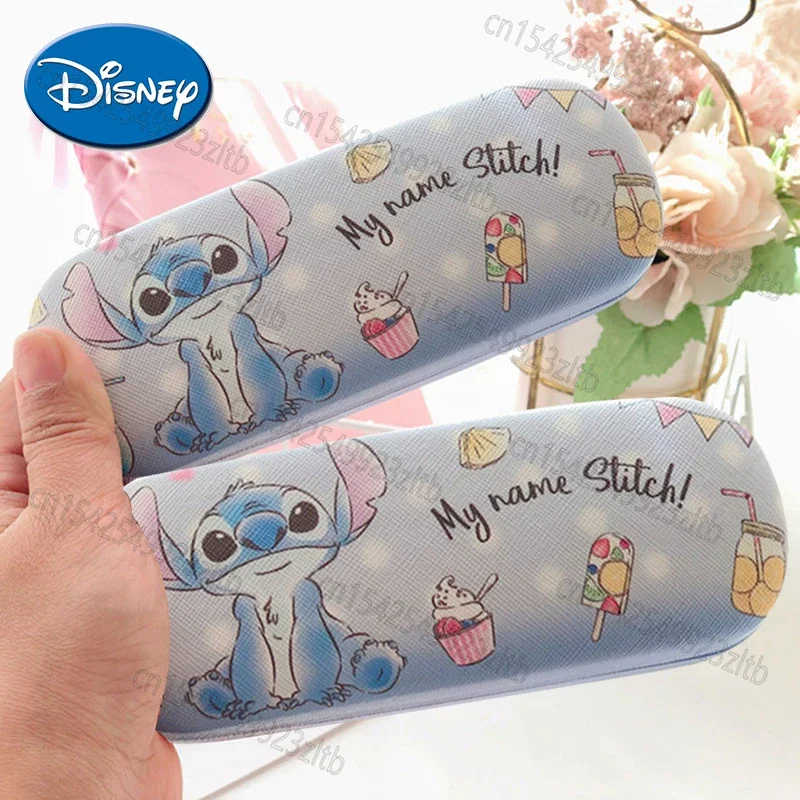 Disney Cartoon Stitch Eyewear Case Student Eyewear Carrying Bag Travel Waterproof Bag A Beautiful Box for Eye Protection