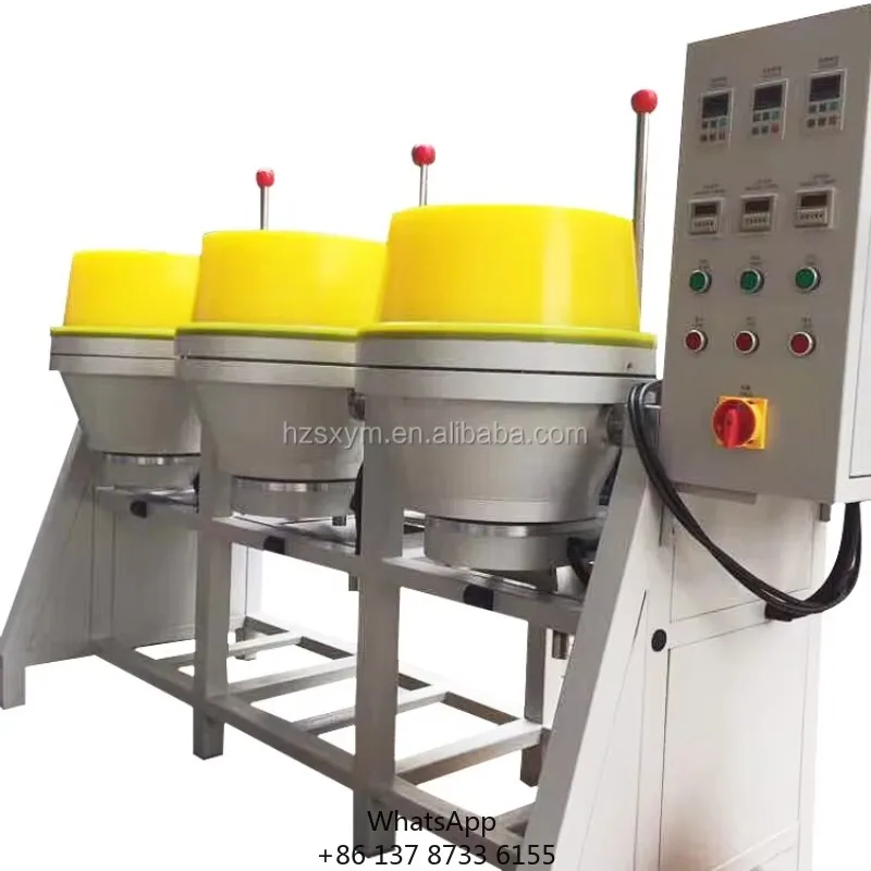 New Automatic Metal Vortex Grinding Deburring Polishing Machine High Precision Centrifugal Disc Finishing Machine For Jewelry