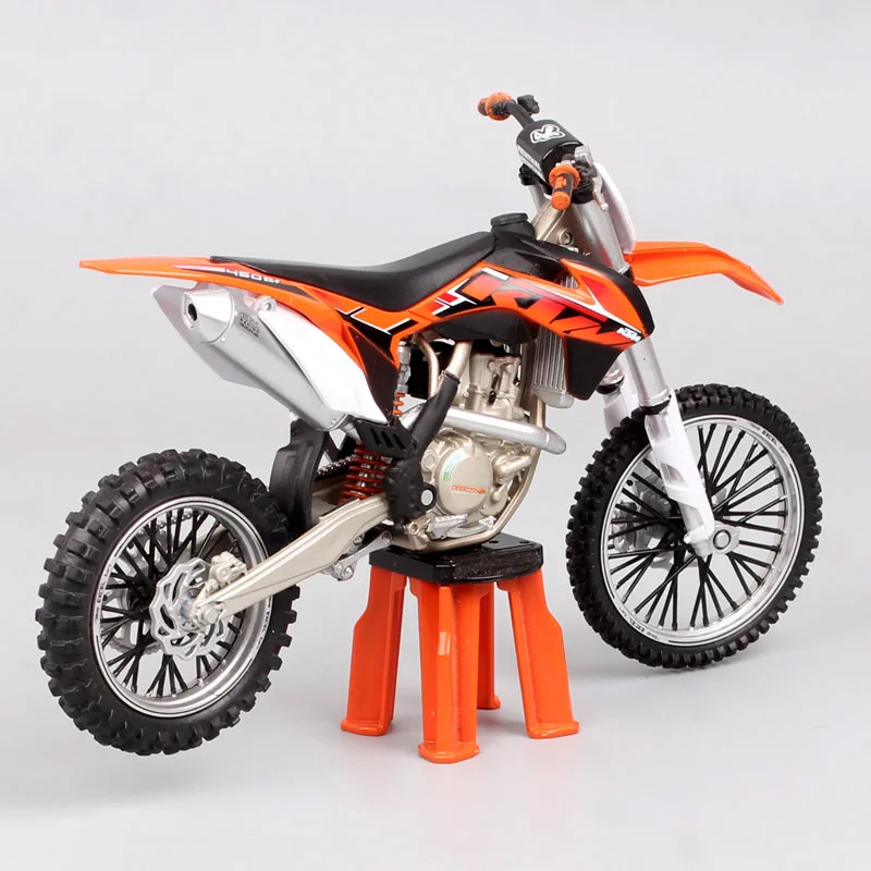 1/12 échelle Automaxx 2014 350 SX-F SXF hors route Dirt Bike modèle de Motocross moto moulé sous pression et véhicules jouets clous de pouce Joycity