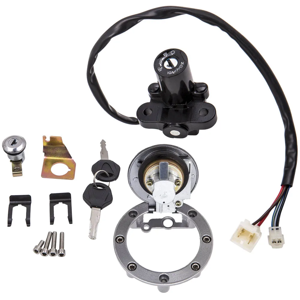 Ignition Switch Lock Kit with Gas Cap & Key for Yamaha YZF R1 R6 1992-2012 2013