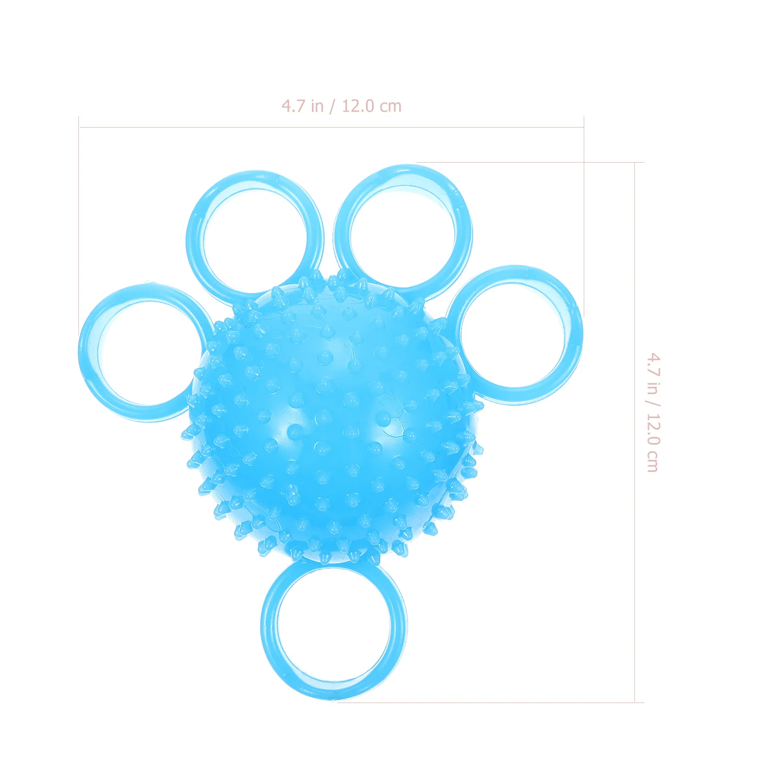 قبضة اليد مدرب القوة Tpr كرة تخفيف التوتر لممارسة الأصابع كرات إعادة تأهيل اللياقة البدنية للاستخدام الداخلي لكبار السن