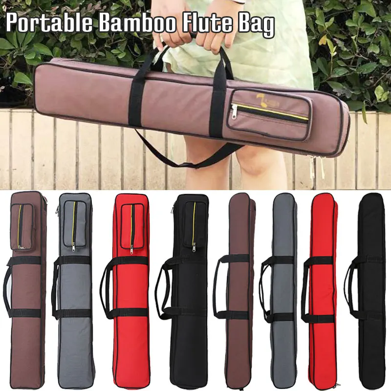 Hot Sale! Portable Flute Bag Vertical Storage Bag Unisex Thicken Canvas Waterproof Storage Case Saxophone Instruments Accessorie