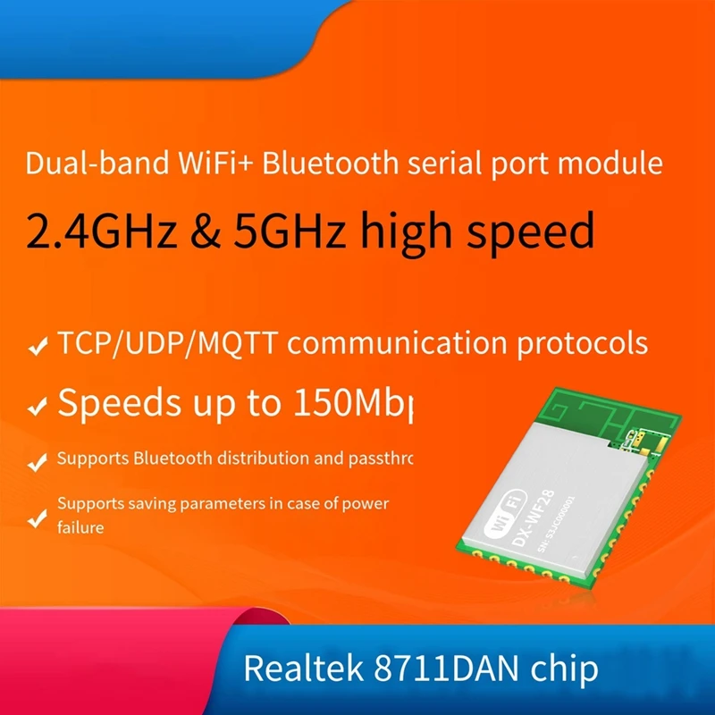 Super Sale Wi-Fi Module ESP8266/ESP32 No-Code IoT Remote Control 2412-2484 MHz OFDM MCSO GF MCS7 GF Wireless Serial Port