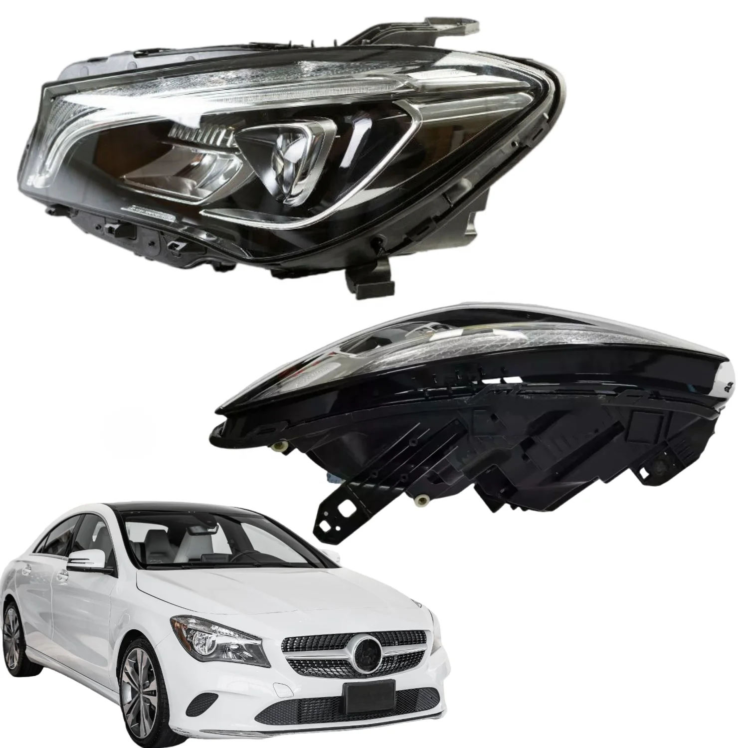 C117 X117 CLA 2017-2019 Front Headlight Assembly Fit CLA180 CLA200 CLA260 CLA45 Auto Lighting System Parts OEM