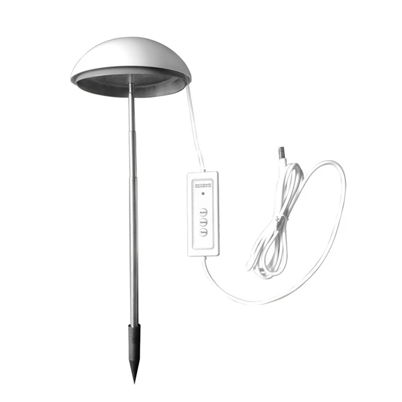 Luces de cultivo, luz LED de espectro completo para plantas, altura ajustable con temporizador de encendido/apagado automático 3/6/12H, 4 brillos regulables