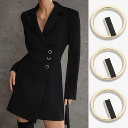 Set of 10, Fashion Hollow Lines Round Metal Buttons, Shirt Coat Suit Jacket Buttons Simple Hollow Decorative Buttons, 10/18/23mm