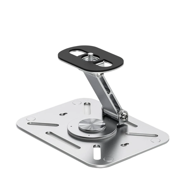 K9FC Wall Ceiling Projector Mount Carbon Steel 3kg Load Capacity Projector Stand Foldable For Home Theater Setups