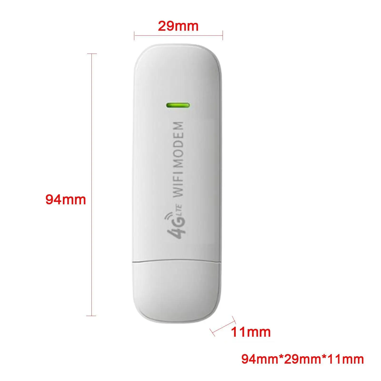 Router Wireless 4G LTE WiFi Hotspot USB Modem Stick per Banda Larga Mobile 150Mbps