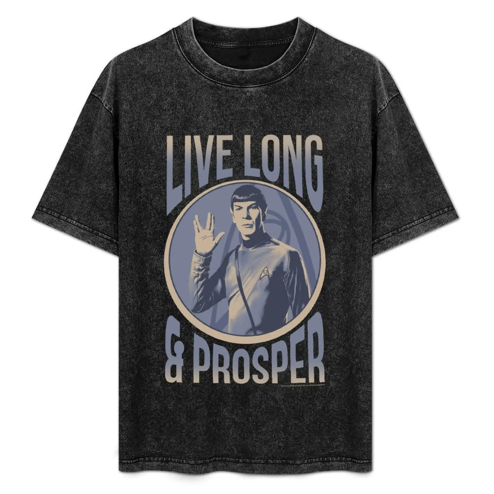 

Star Trek Original Series Spock Blue Hue Portrait Poster T-Shirt funny gifts blue archive black t-shirts for men