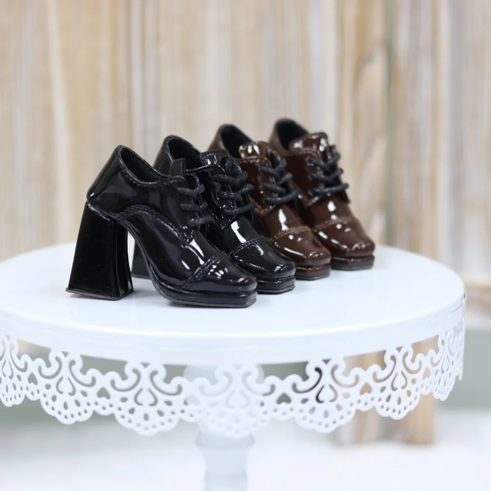 BJD Shoes DD/SDGR 1/3 female patent leather lace-up Heels BJD Doll Accessories