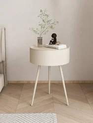 Modern Simple Bedroom Bedside Table Rental Room with Bed Side Table Storage Small Table Tea Table Coffee Table By The Sofa